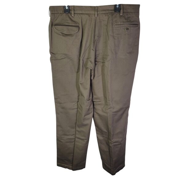 Savane Moves with You Mens Size 38x32 Brown Solid Chino Pants - Picture 6 of 11